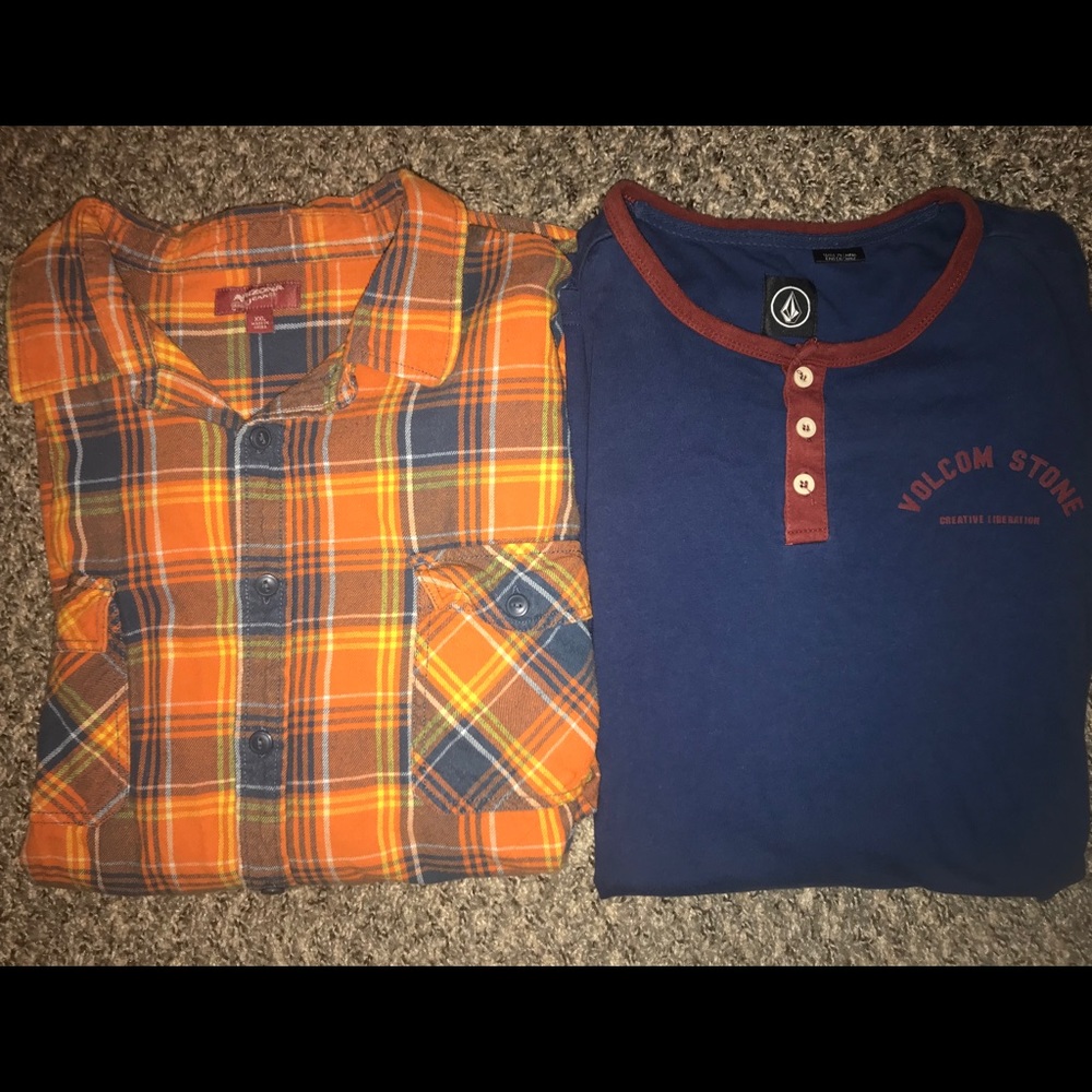 2 men’s shirts